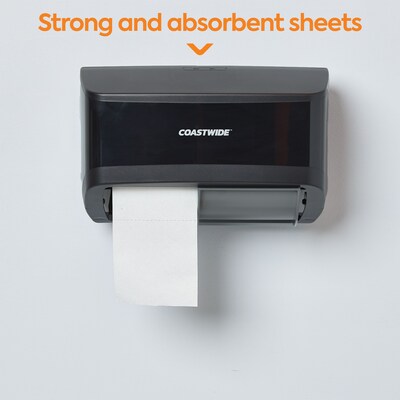 Coastwide Professional™ J-Series 1-Ply Small Core Bath Tissue, White, 3000 Sheets/Roll, 18 Rolls/Carton (CWJBT-3000)