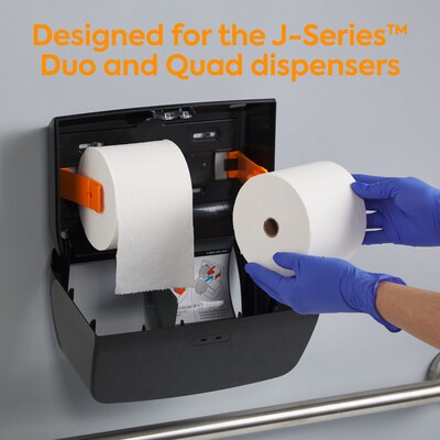 Coastwide Professional™ J-Series 1-Ply Small Core Bath Tissue, White, 3000 Sheets/Roll, 18 Rolls/Carton (CWJBT-3000)