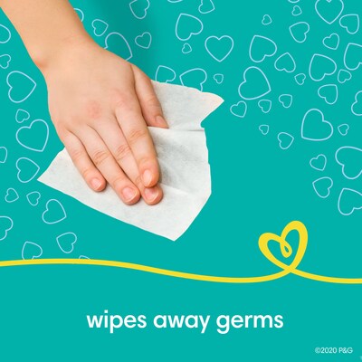 Pampers Unscented Complete Clean Baby Wipes, 720 Wipes/Pouch, 9 Pouches/Carton (75461)