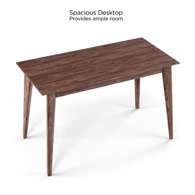 Union & Scale™ MidMod 48" Computer and Writing Desk, Espresso (UN56966)
