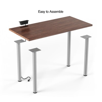 Union & Scale™ Essentials 48"W Computer and Writing Desk, Espresso (UN56970)