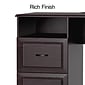 Quill Brand® Kendall Park L-Desk, Cherry (52493)