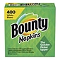 Bounty Quilted Lunch Napkin, 1-ply, White, 400 Napkins/Pack (06356)