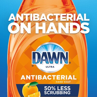 Dawn Ultra Antibacterial Liquid Dish Soap, Orange, 38 oz. (00179/91092)