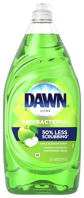 Dawn Ultra Antibacterial Liquid Dish Soap, Apple Blossom, 38 oz. (01134/91092)