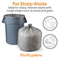 Coastwide Professional™ 55-60 Gallon Industrial Trash Bag, 39" x 57", Low Density, 1.7 mil, Silver, 50 Bags/Box (CW18190)
