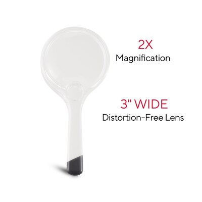 Staples 2x Handheld Magnifier (TR56453)