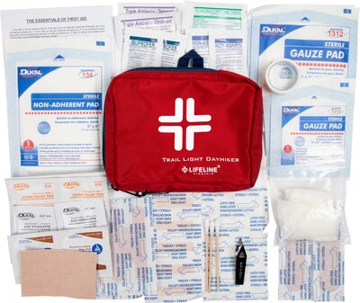 Lifeline Trail Light 57 PC Day Hiker First Aid Kit