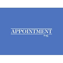 2024 Medical Arts Press® 8 1/2 x 11 2 Column Weekly Appointment Log, Blue (3109824)