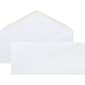 Quill Brand Gummed #10 Business Envelope, 4-1/8" x 9-1/2", White Wove, 500/Box (WW10ES)