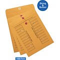 Quill Brand Button & String #13 Inter-Departmental Envelope, 10 x 13, Brown Kraft, 100/Box (1497/6