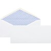 Quill Brand Gummed Security Tinted #10 Business Envelope, 4 1/8 x 9 1/2, White, 500/Box (69679 / 7