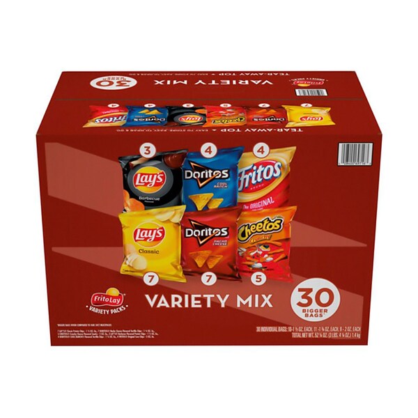 Frito Lay Variety Corn Chips, 30 Bags/Pack, 2/Box (FRI70227)