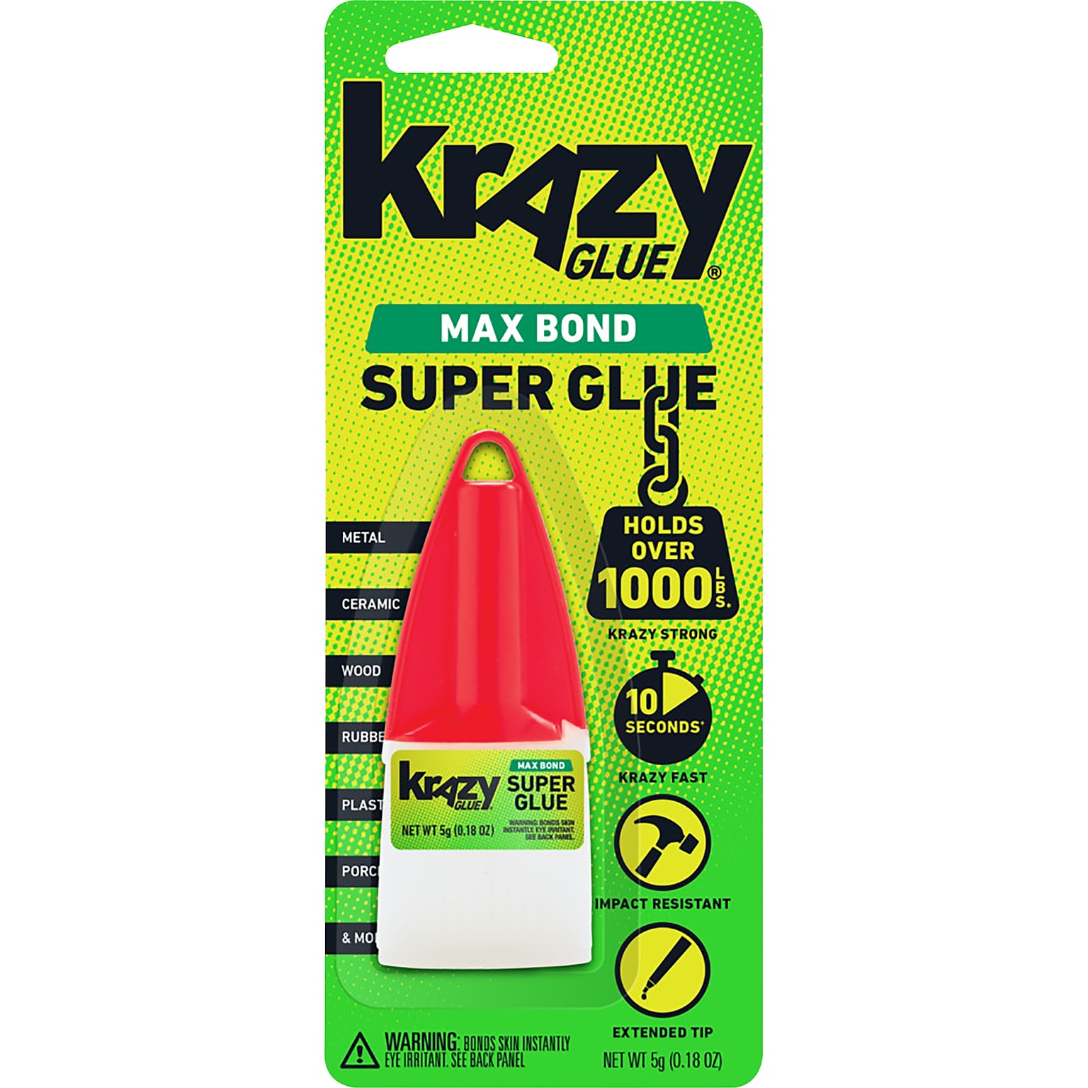 Krazy Glue Permanent Glue, 0.18 oz. (KG48348MR)