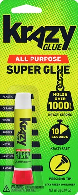 Krazy Glue All Purpose Glue, 0.07 oz. (KG58548R)