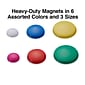 Staples Heavy Duty Magnets, Assorted Colors, 30/Pack (28703)