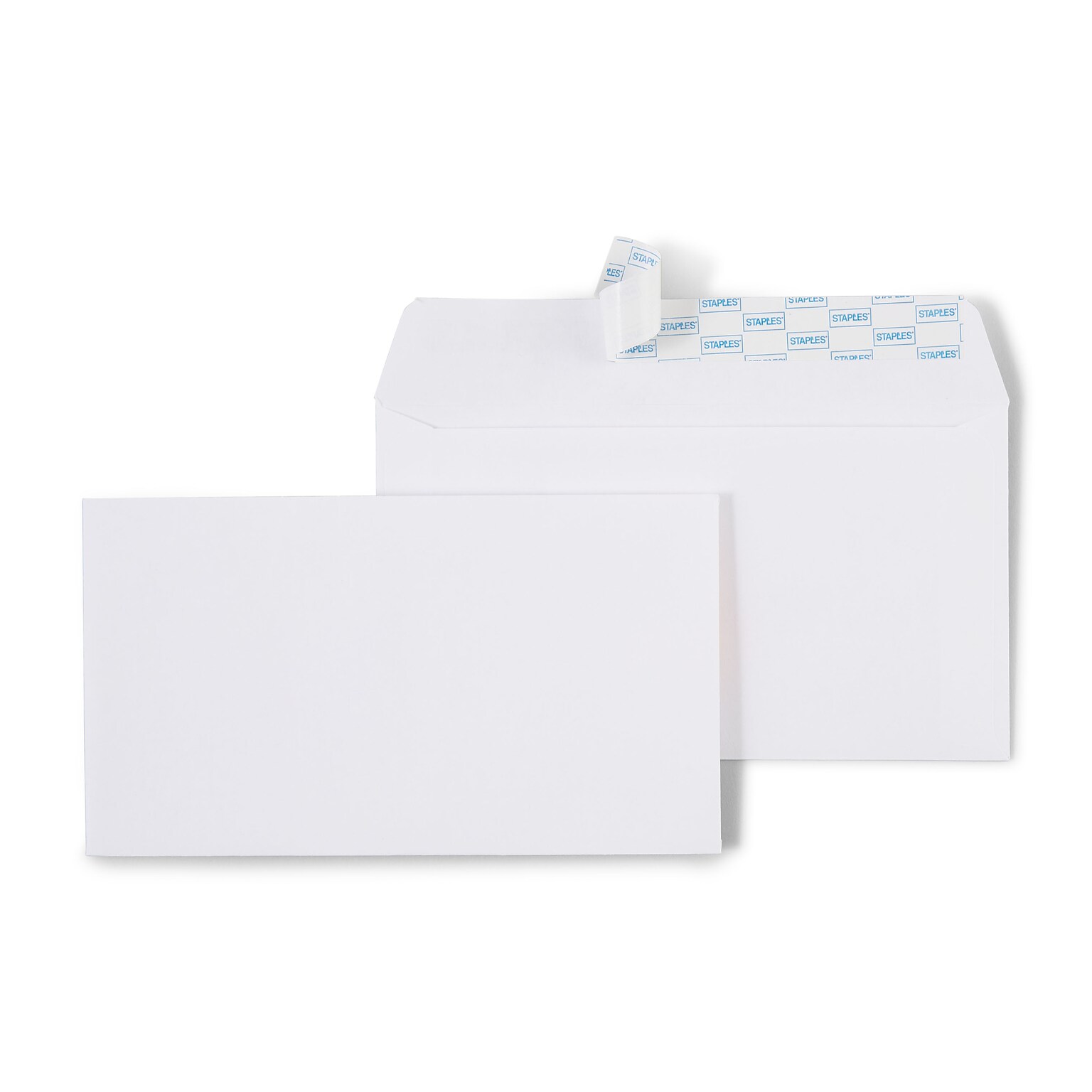 Staples QuickStrip EasyClose #6 3/4 Business Envelopes, 3 5/8 x 6 1/2, White, 100/Box (14011)
