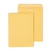 Staples Clasp & Moistenable Glue #10 Catalog Envelopes, 9L x 12H, Brown, 12/Pack (19004/594412)