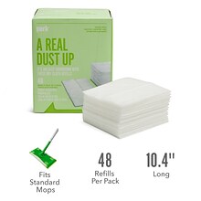 Perk™ Dry Cloth Pad Refills, White, 48/Pack (PK54908)