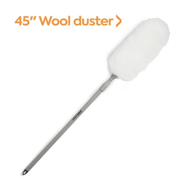 Coastwide Professional™ Extendable Lamb Wool Duster, Gray (CW56799)