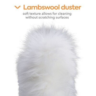 Coastwide Professional™ Extendable Lamb Wool Duster, Gray (CW56799)