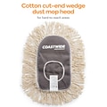 Coastwide Professional™ Cut-End Wedge Dust Mop Head, Cotton, White (CW56762)