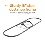 Coastwide Professional™ Dust Mop Frame, 18 x 5, Black (CW56763)