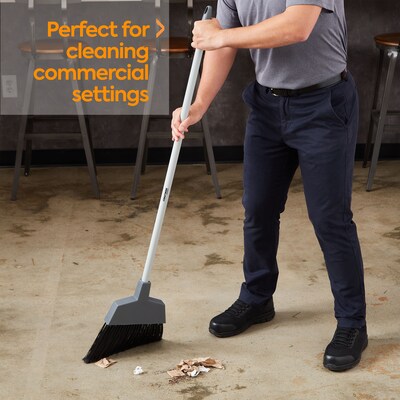 Coastwide Professional™ 12" Angled Broom, Gray (CW58002)