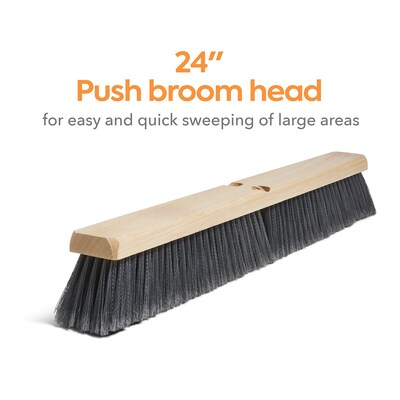 Coastwide Professional™ 24" Push Broom Head, Polypropylene (CW57733)