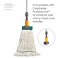 Coastwide Professional™ Looped-End Wet Mop Head, Medium, Cotton, 5" Headband, White (CW57749)