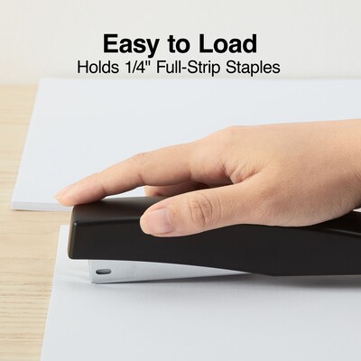 Staples® Combo Pack Desktop Stapler, Full Strip Capacity, Black (24548)