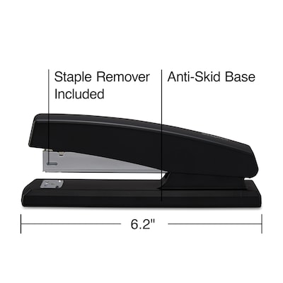 Staples® Combo Pack Desktop Stapler, Full Strip Capacity, Black (24548)