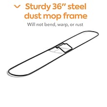 Coastwide Professional™ Dust Mop Frame, 36 x 5, Black (CW56765)