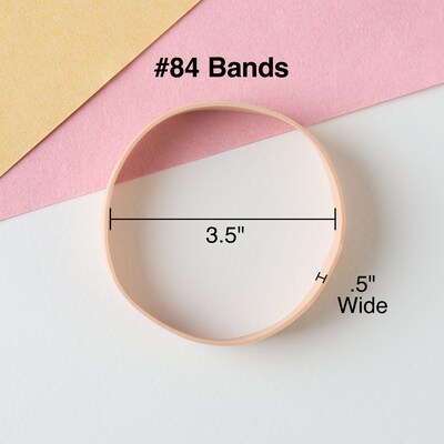 Staples Economy #84 Rubber Bands, 3-1/2 x 1/2, 45/Pack (28608-CC)