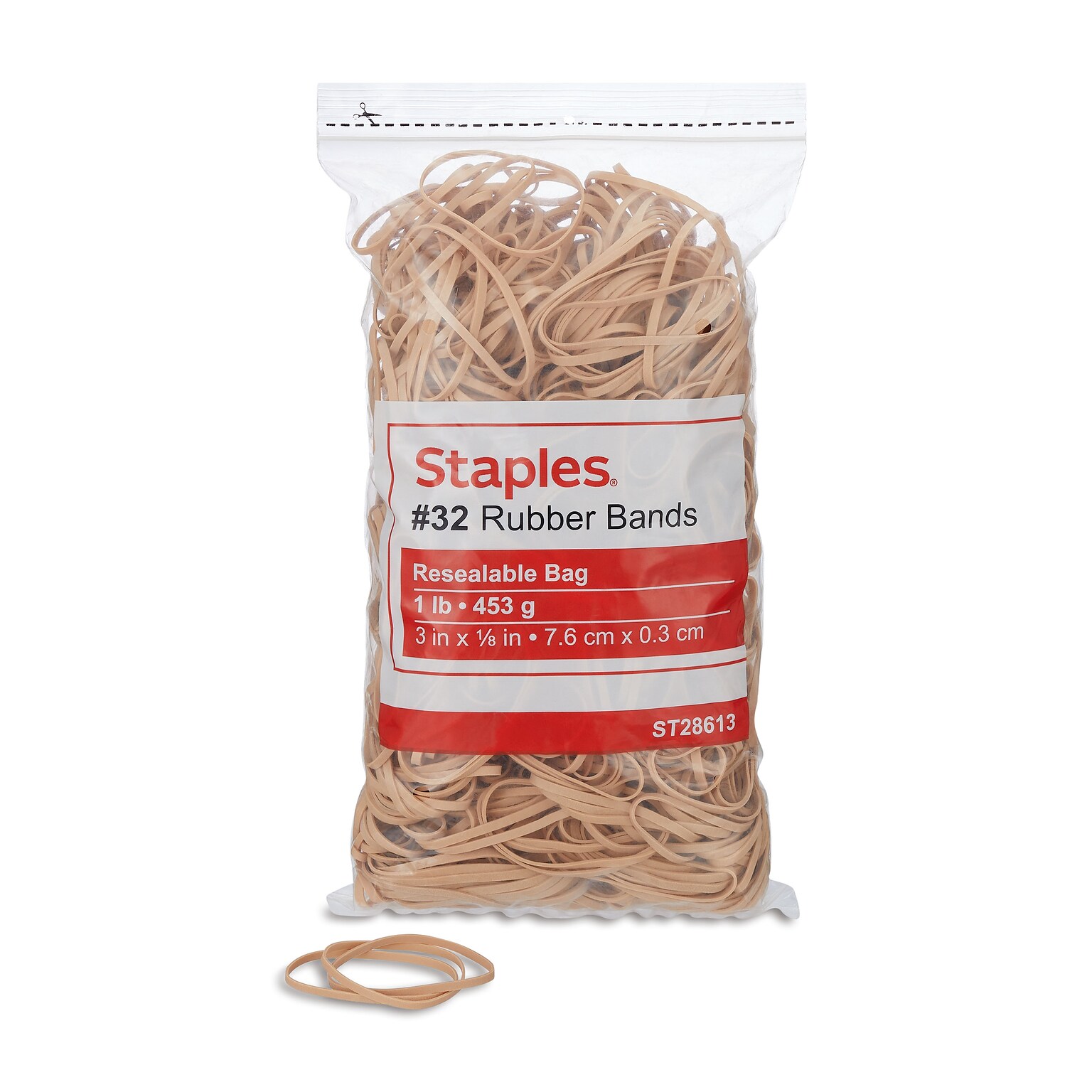 Staples Economy #32 Rubber Bands, 900/Pack (28613-CC)