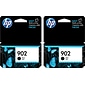 HP 902 Black Standard Yield Ink Cartridge, 2/Pack