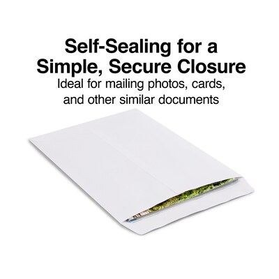 Staples® White Wove Self-Sealing 9 x 12 Catalog Envelopes, 100/Box