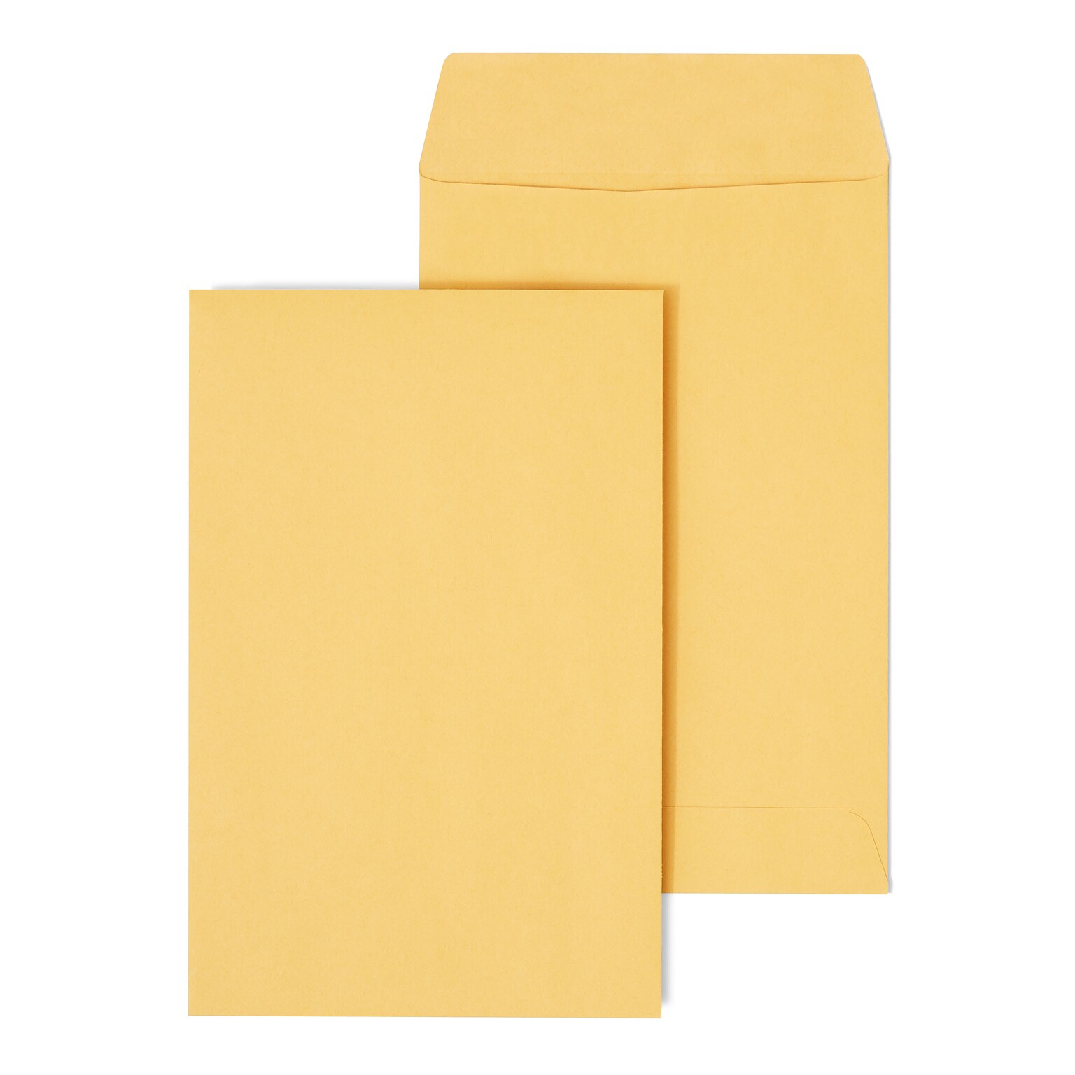 Staples Self Seal Kraft Catalog Envelopes, 6” x 9”, Brown, 100/Box (50262)