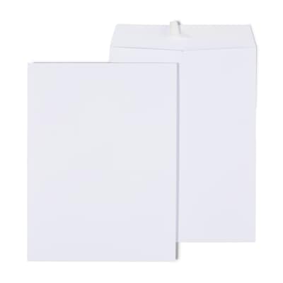 Quill Brand® Easy Close Catalog Envelope, 9 x 12, White, 250/Box (PS91228W)