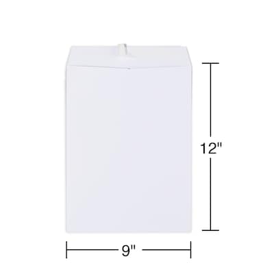 Quill Brand® Easy Close Catalog Envelope, 9" x 12", White, 250/Box (PS91228W)