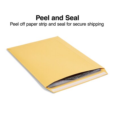 Quill Brand® Easy Close Catalog Envelope, 10" x 13", Brown Kraft, 250/Box (PS101328B)