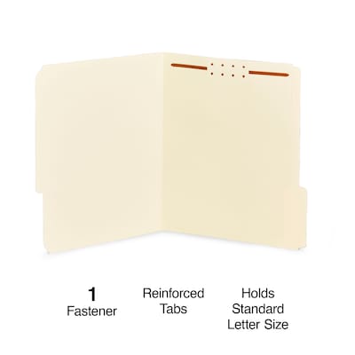 Staples® Reinforced Classification Folder, 2" Expansion, Letter Size, Manila, 50/Box (ST18695/TR18695)
