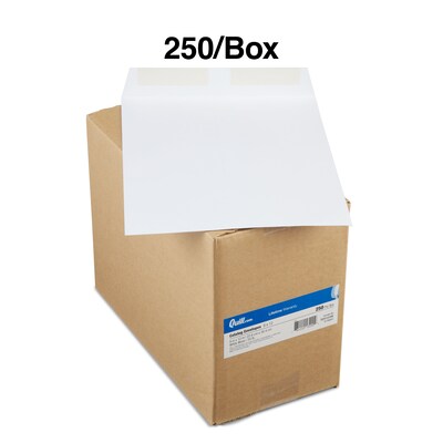Quill Brand® 250/Box Gummed Catalog Envelope, 9" x 12", White (OE91224W)