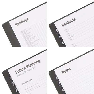 2023 Quill Brand® 5" x 8" 14-Month Weekly Planner, 5x8, Black (5215723QCC)