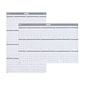 2023 Quill Brand® 24 x 36 Monthly Dry Erase Wall Calendar, Reversible, Gray (5216923QCC)