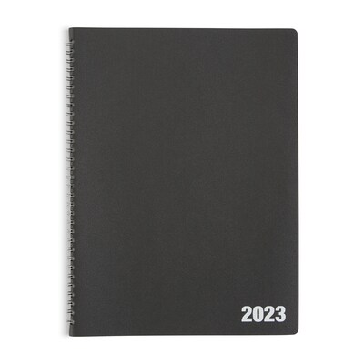 2023 Quill Brand® 8 x 11 14-Month Monthly Planner, 8x11, Black (5216023QCC)