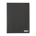 2023 Quill Brand® 8 x 11 14-Month Monthly Planner, 8x11, Black (5216023QCC)