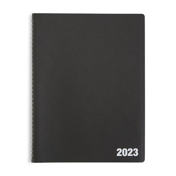 2023 Quill Brand® 8 x 11 14-Month Monthly/Weekly Planner, 8x11, Black (5216223QCC)