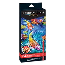 Prismacolor Premier Col-Erase Colored Pencils, Assorted Colors, 24/Box (20517)