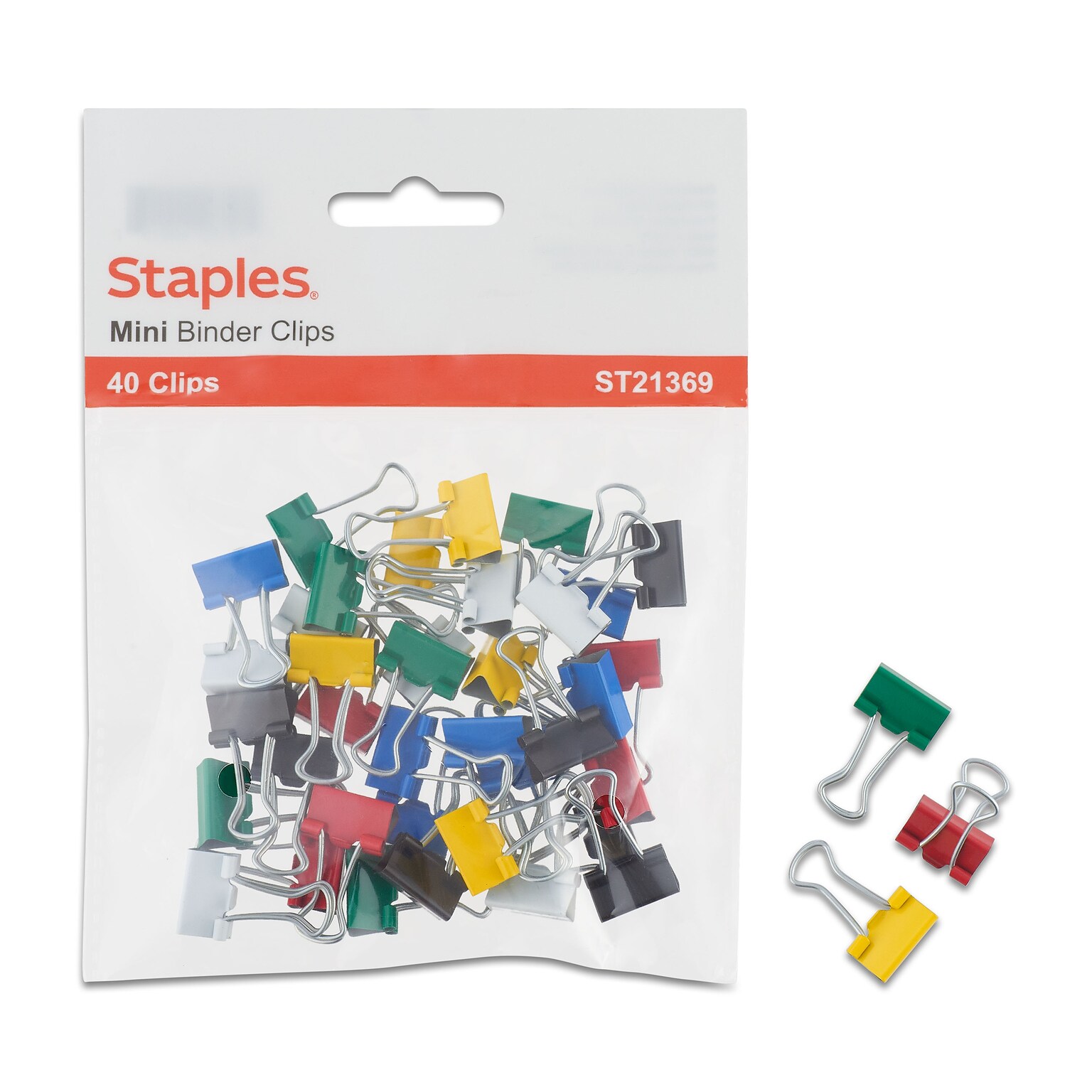 Staples Binder Clip Mini 40 PK - Core